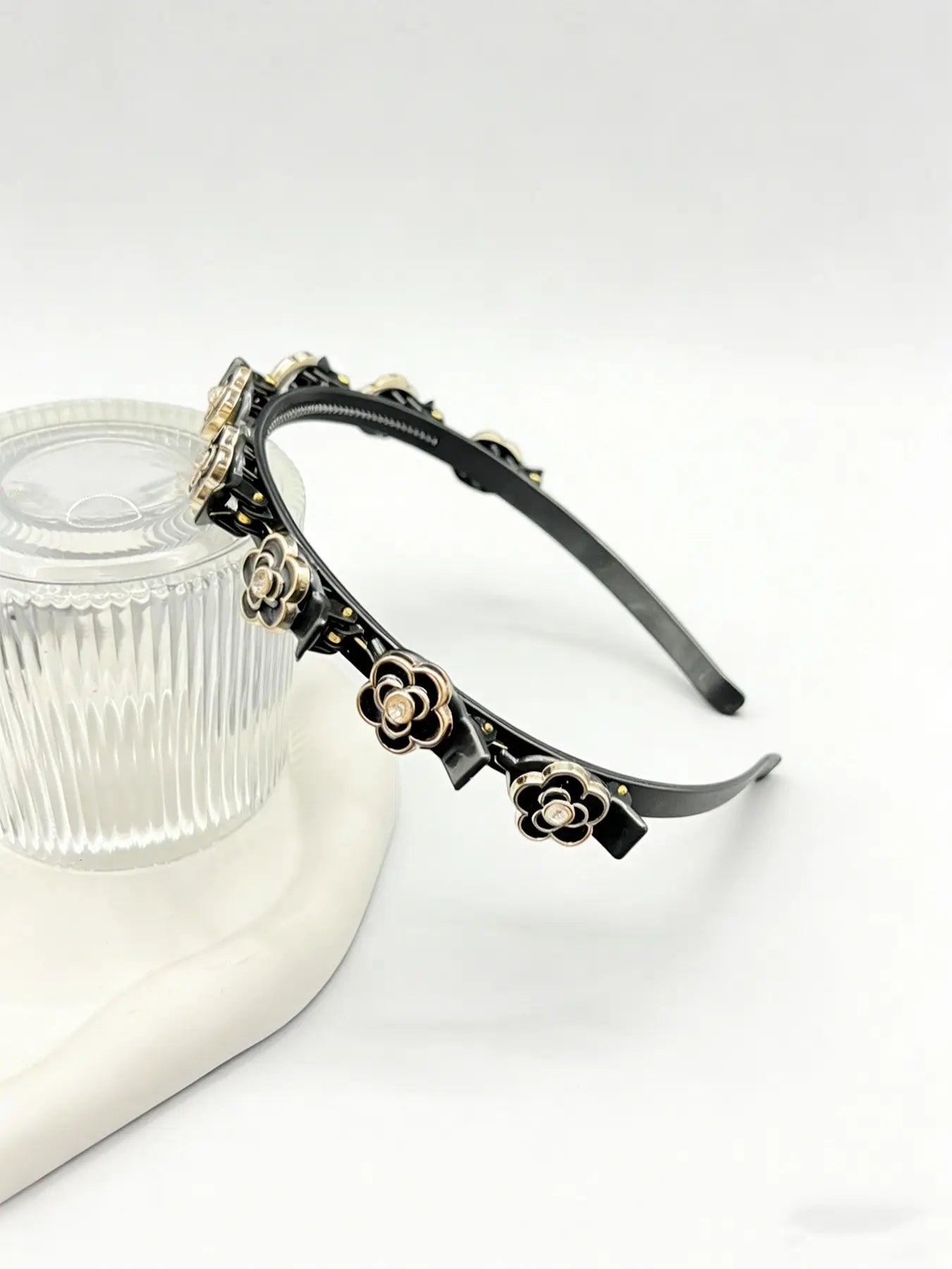 Cute Hair Clip Decor Hairband , Novelty Multifunction Hair Hoop with Clips, Fashionable Hair Accessories for Women, Minimalist Headwear, Trendy Hair Hoop,Mothers Day Gift ,Mothers Day Gift Ideas