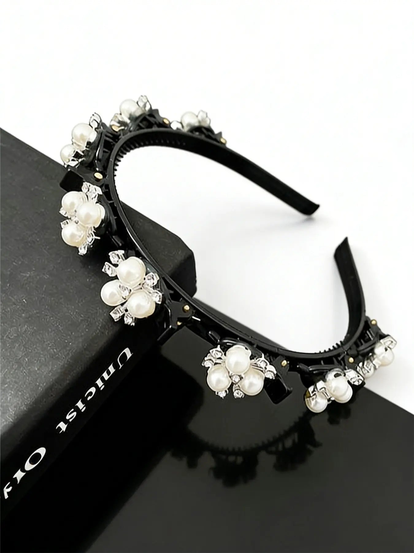 Cute Hair Clip Decor Hairband , Novelty Multifunction Hair Hoop with Clips, Fashionable Hair Accessories for Women, Minimalist Headwear, Trendy Hair Hoop,Mothers Day Gift ,Mothers Day Gift Ideas