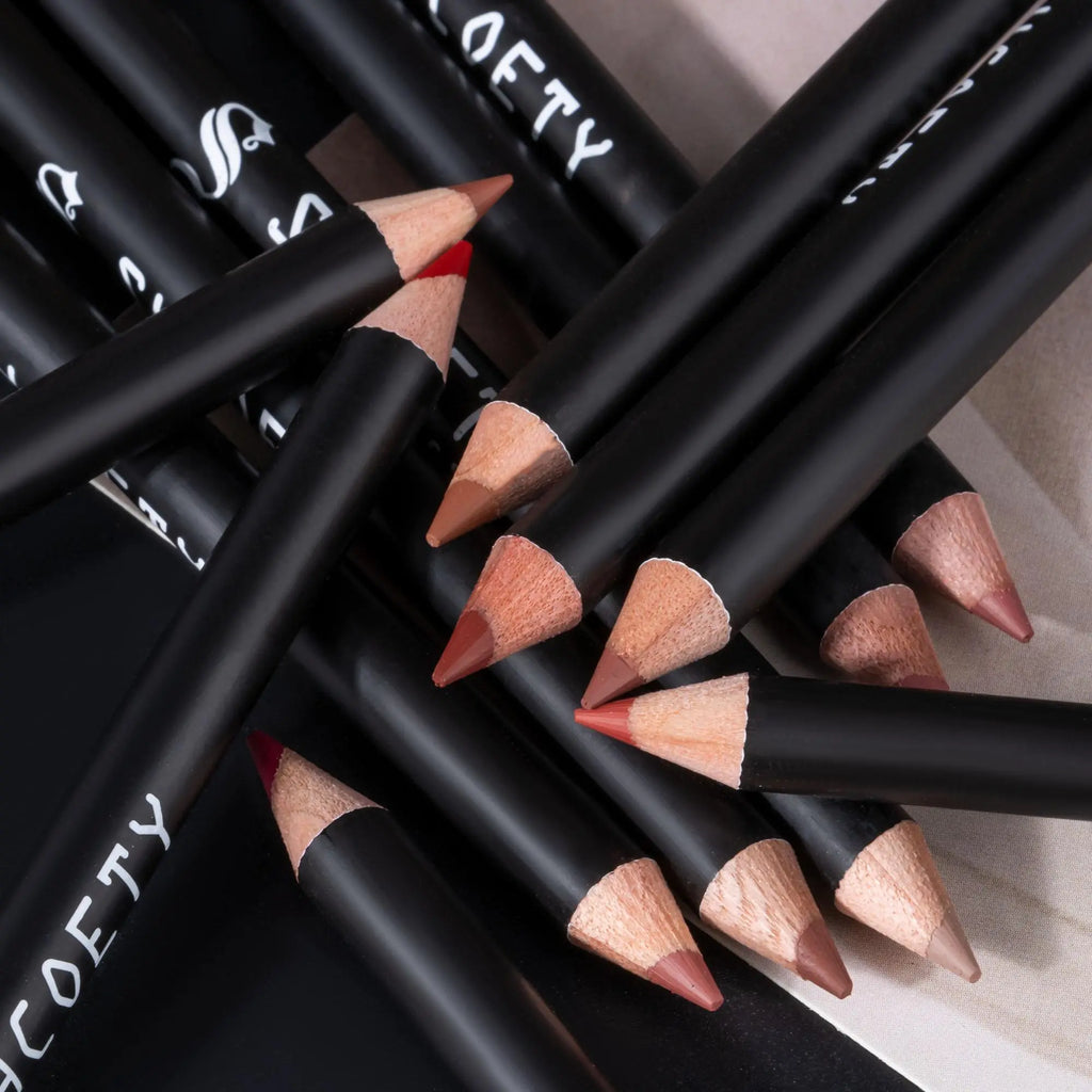 Easy Coloring Lip Liner Pencil Set, 12Pcs/Box Matte Lip Liners, Long-Lasting Matte Lipliner for All Occasions, Lip Makeup Cosmetic Kit, Lip Product, Lipstick Liner #GLOBAL PICKS