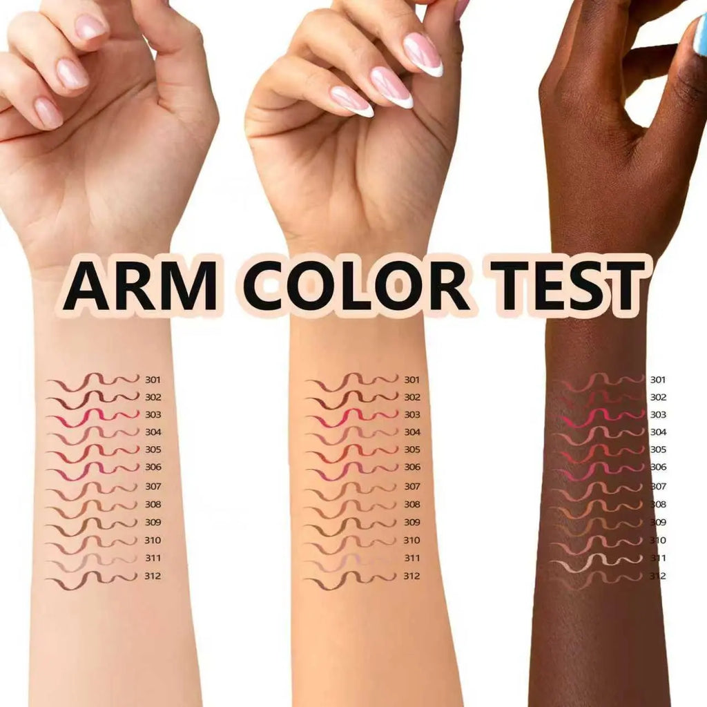 Easy Coloring Lip Liner Pencil Set, 12Pcs/Box Matte Lip Liners, Long-Lasting Matte Lipliner for All Occasions, Lip Makeup Cosmetic Kit, Lip Product, Lipstick Liner #GLOBAL PICKS